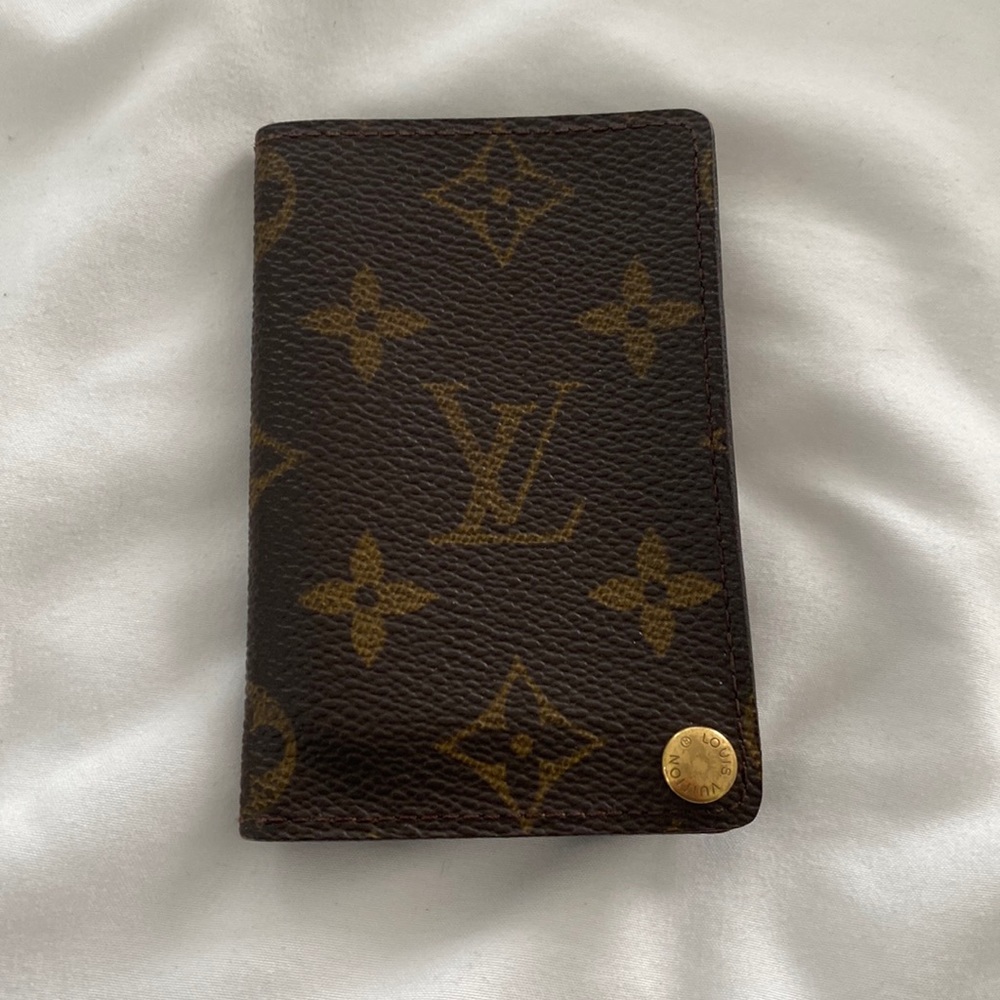 100 Authentic Louis Vuitton Business Card Holder Or … Gem